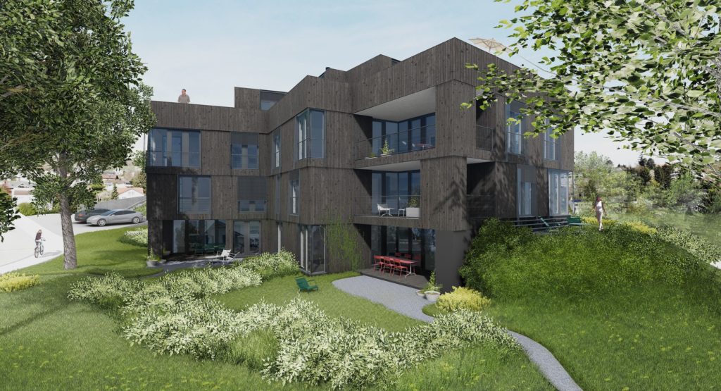 Im Rebgarten - 9 Eigentumswohnungen in Oberwil BL - Aussenansicht