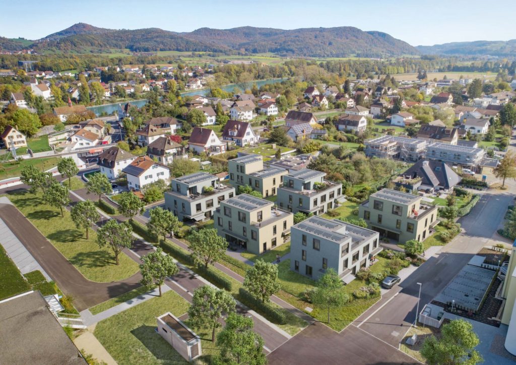 Neubauprojekt Rhyluft - Wohnen in Bad Zurzach - Aussenansicht