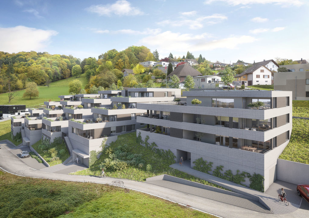 Gränichen - Farnweg - Aussenvisualisierung