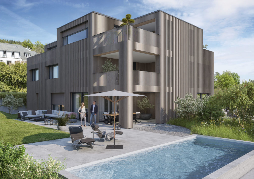 "BELLAVALLE" - Doppeleinfamilienhaus in Zumikon - Haus A_Aussenansicht