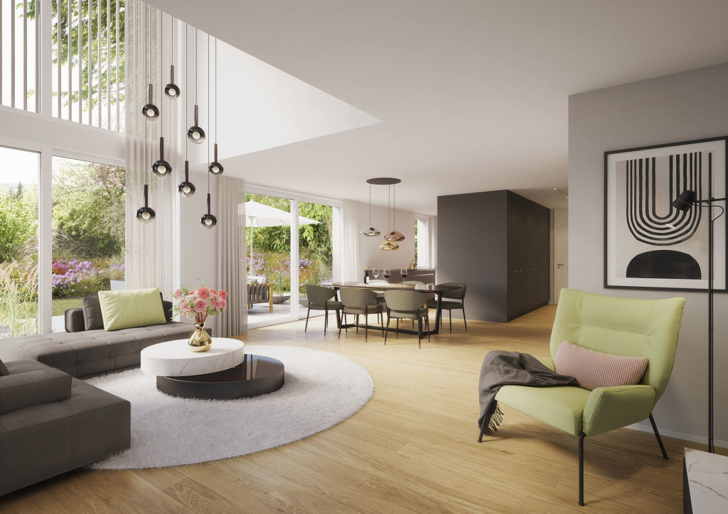 "BELLAVALLE" - Doppeleinfamilienhaus in Zumikon - Haus A_EG