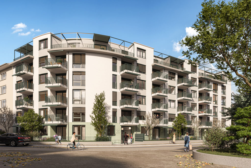 Eibe - Neubauprojekt in Alt-Wiedikon - 241014_CAVEGN-IMMOBILIEN_EIBENSTRASSE_C-EXT-01_STREET_DAY_HD