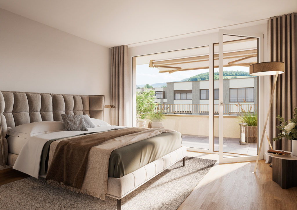 Neubau: 72 Mietwohnungen in Lausen (BL) - Swiss Interactive Visualisierung