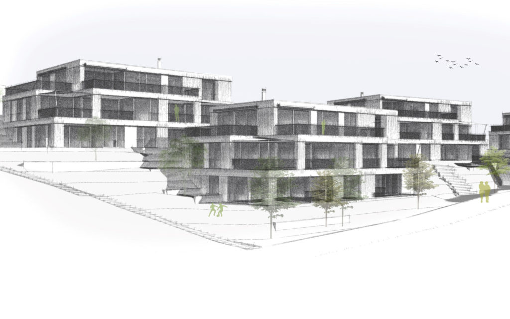 5.5-Zimmer-Terrassenwohnung mit sensationeller Bergsicht - Terrassenwohnungen Dintikon
