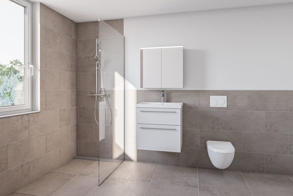 Mietwohnungen auf Eigentumsniveau in Sulgen - Dusche/WC