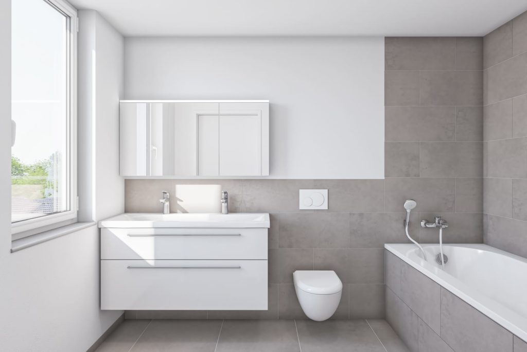 Mietwohnungen auf Eigentumsniveau in Sulgen - Badezimmer mit Badewanne