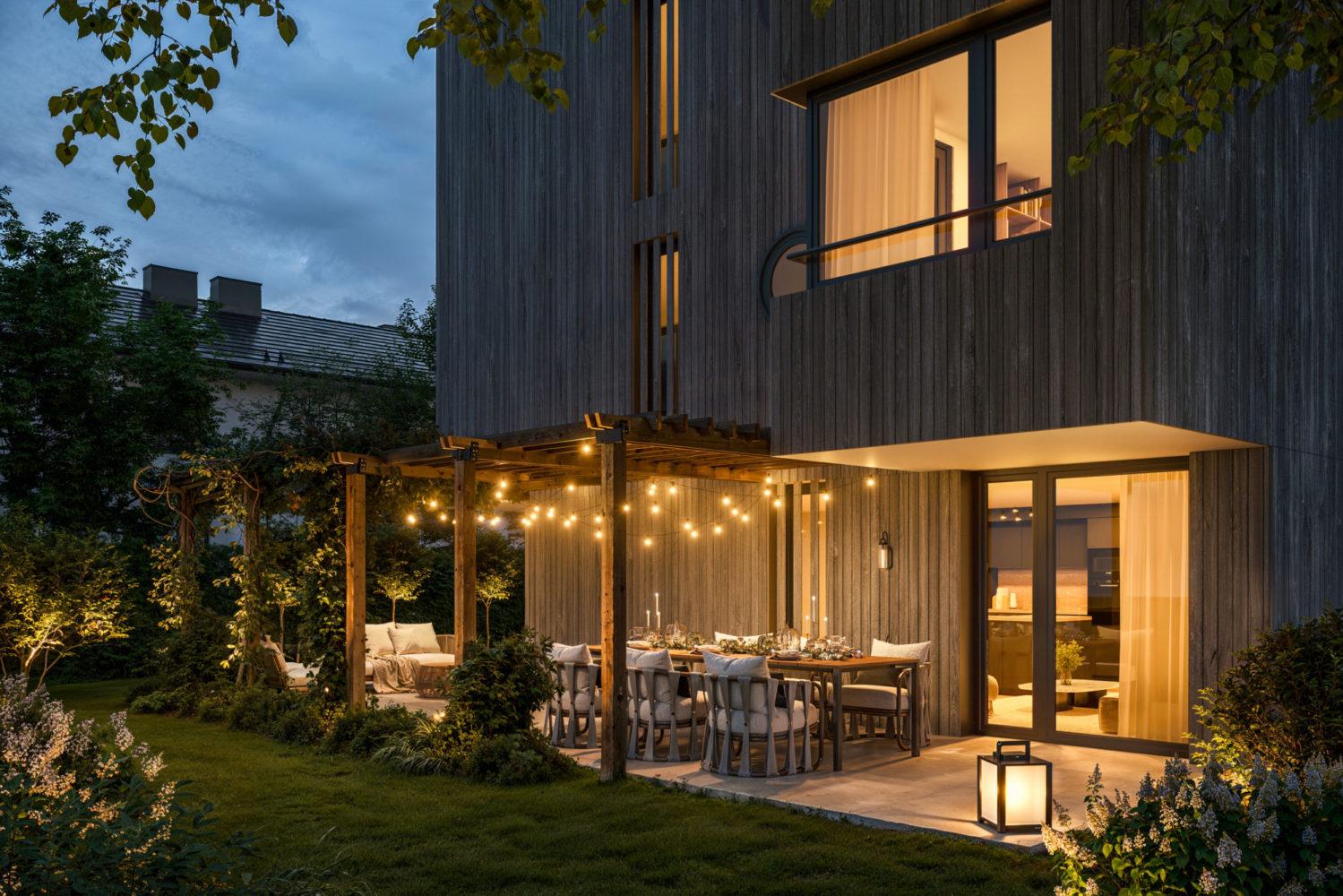 Aussen Gartenwohnung