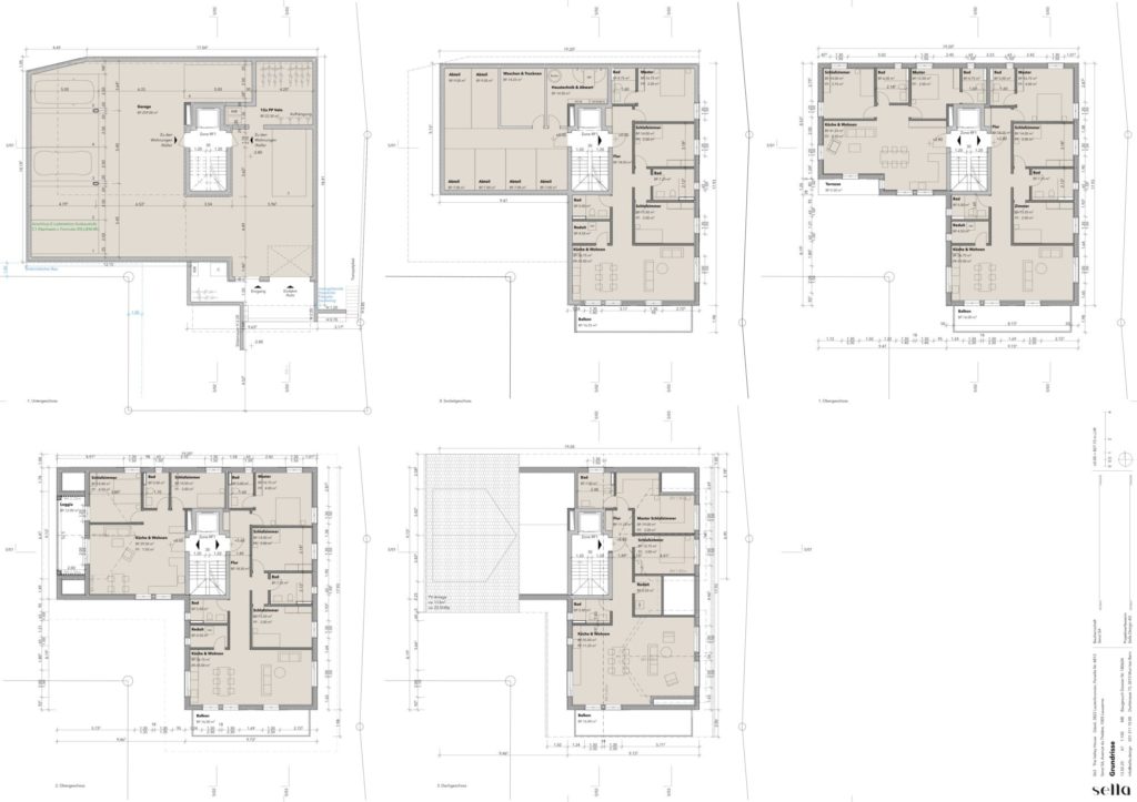 2.5-Zimmer-Dachwohnung - Grundrisse