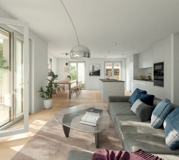 attraktive 4.5 Zimmer-Wohnung - Zweidlen Dörflistrasse 36 a +b.jpg Haus B Eigentum Wohnzimmer