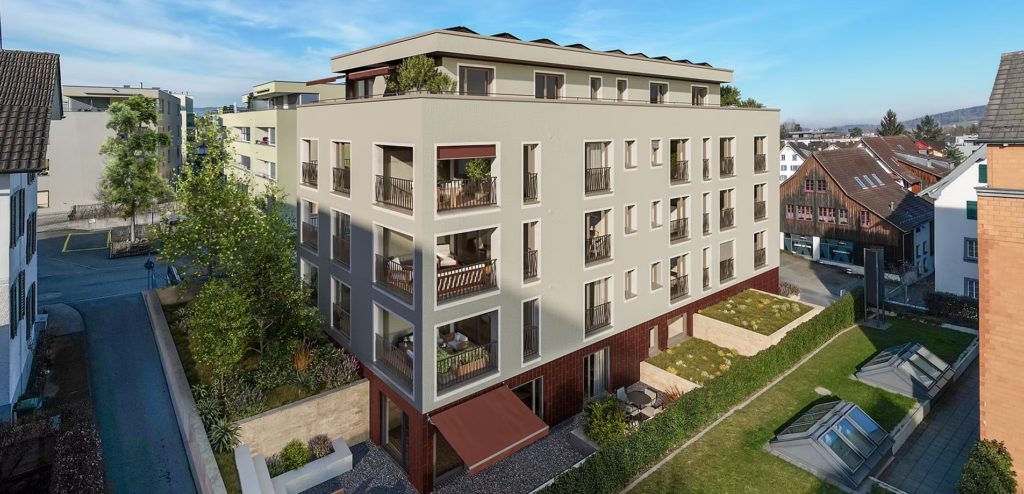 Neubau BETPUR - Affoltern am Albis - Aussenvisualisierung