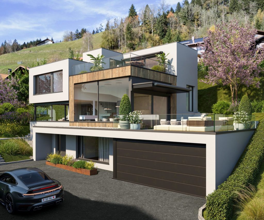 Einzigartiges EFH/DEFH Neubauprojekt am Sihlsee - Bild 2