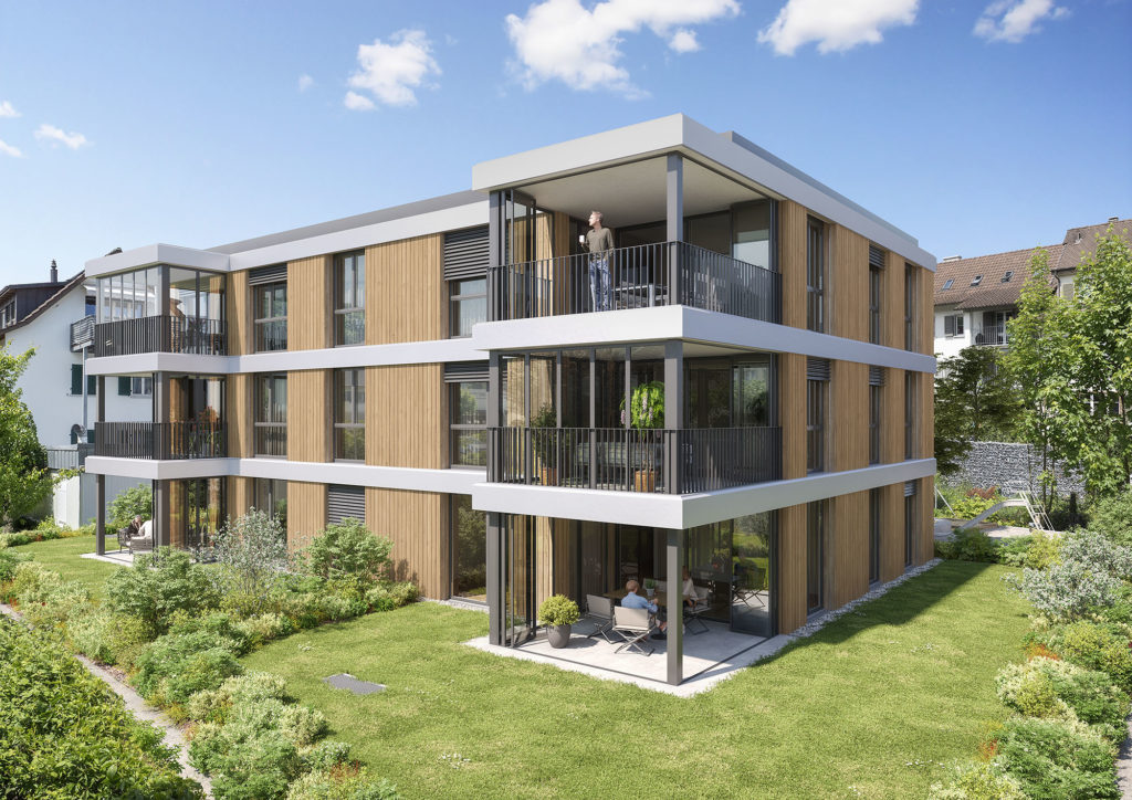 Stilvolle 3.5-Zimmer Wohnung mit Wintergarten in Lausen - Swiss Interactive Visualisierung