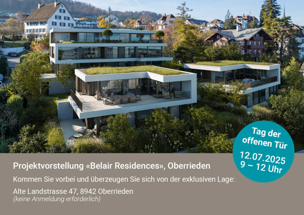 Neubauprojekt BELAIR Residences - Oberrieden - Projektvorstellung_ButtonBelair_Portale