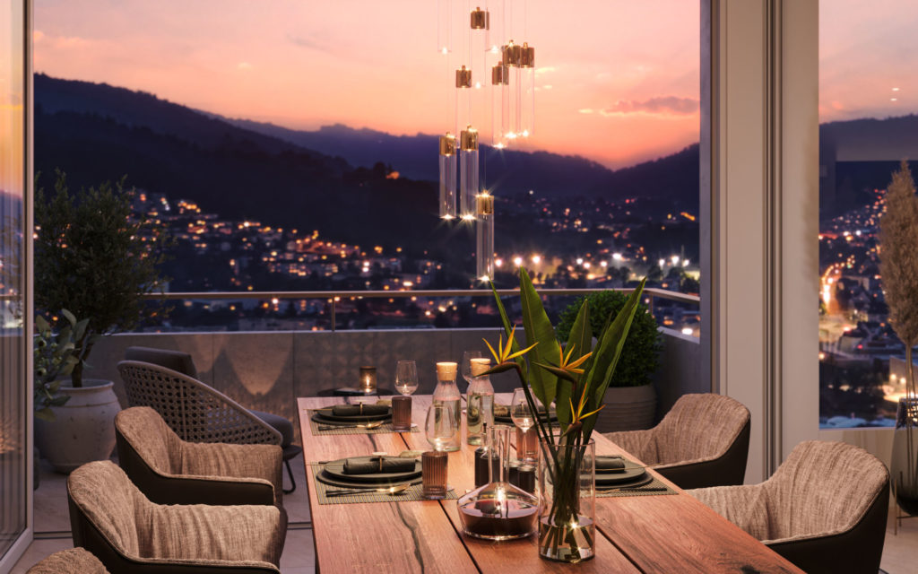 PilatusTower - Über den Dächern von Luzern - Terrasse