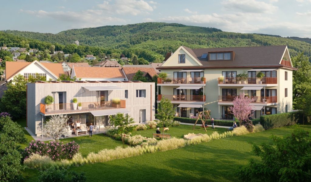 Ankündigung 4.5-Zimmer-Gartenwohnung in Dornach - Aussen1