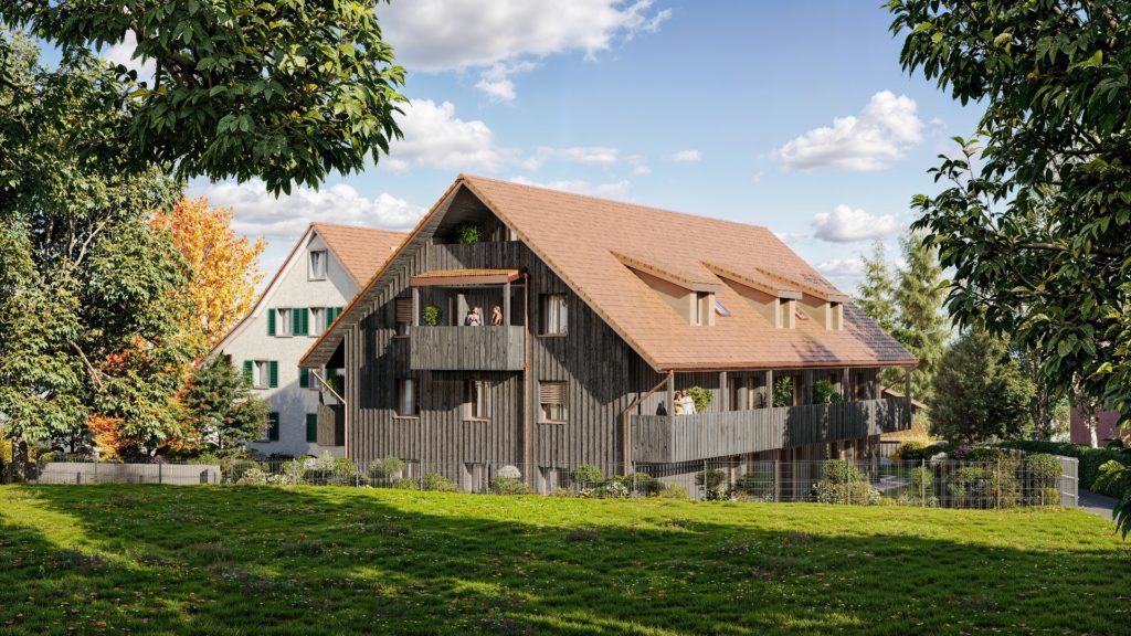 Ankündigung Erstvermietung in Oberglatt ZH - Visualisierung