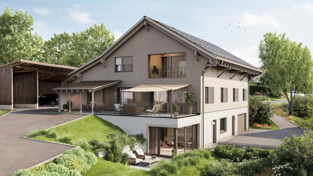 Ankündigung einzigartiges Neubauprojekt in Winkel - Visualisierung