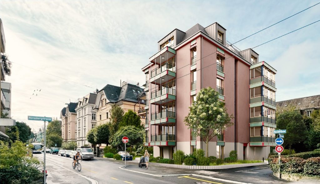 Ankündigung Eigentumswohnungen in Zürich-Wipkingen - Visualisierung