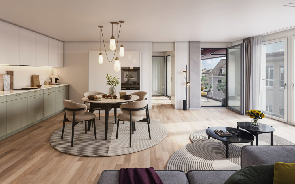 Erstvermietung in Oerlikon - 113245_Baumackerstrasse_IP_livingroom_V01