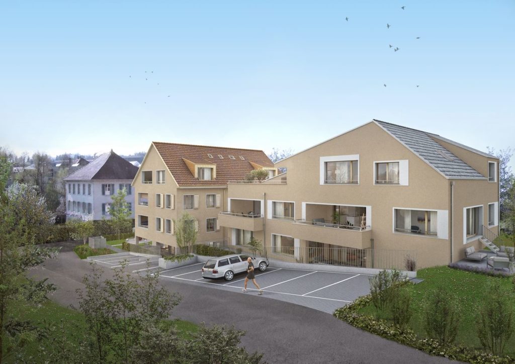 Othmarsingen: Attraktive Mietwohnungen - Aussenvisualisierung 1