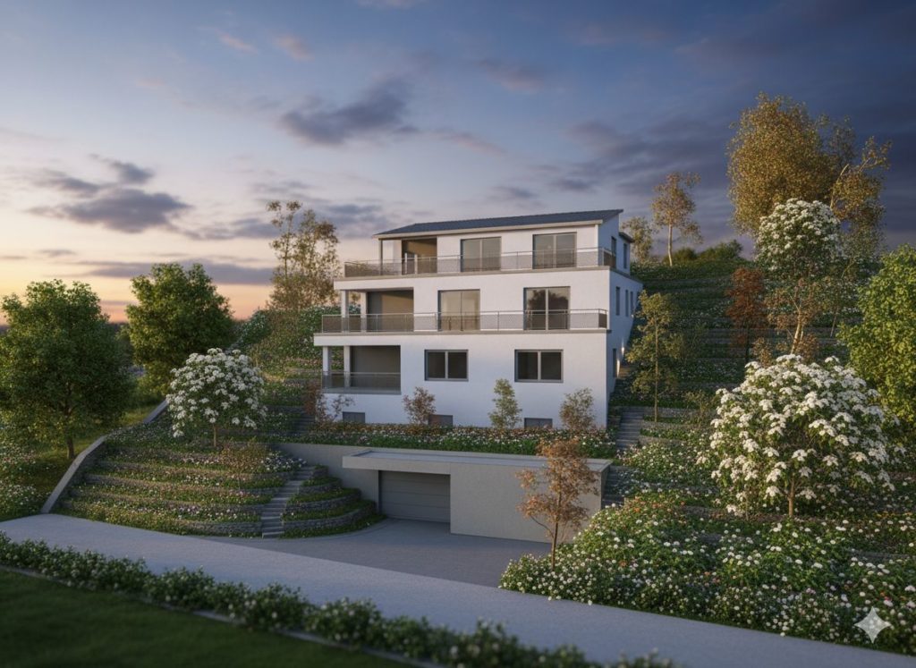 2 moderne Mietwohnungen mit Seeblick in Walchwil - H40 Gemini Generated Image Frontside