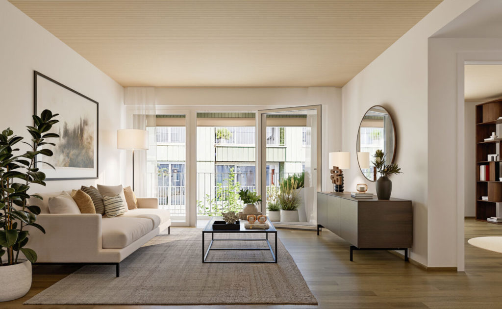 Schützenmattpark Inwil - Wohnen mit Zukunft - SMP-Innenvisu-B1-2-4-Wohnen-1300x800