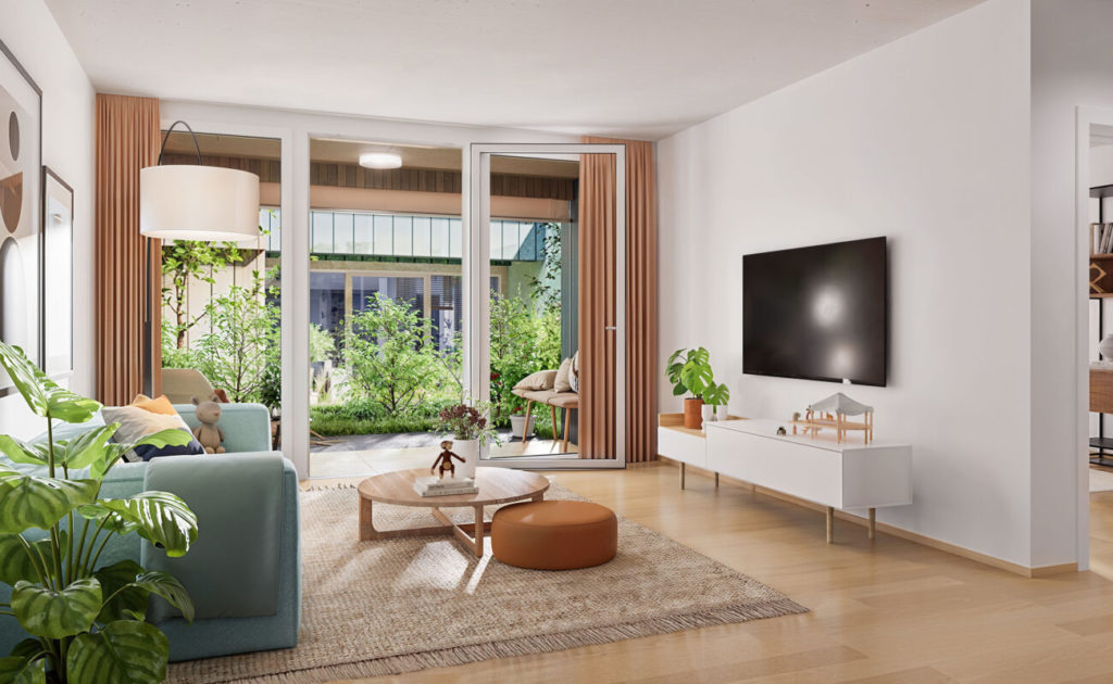 Schützenmattpark Inwil - Wohnen mit Zukunft - SMP-Innenvisu-C1-0-6-Wohnen-1300x800