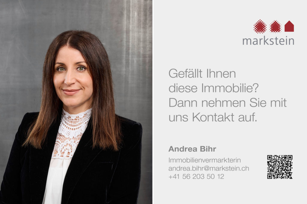 «Kirchweg» in Nussbaumen – Exklusiver Wohnraum - Vermarkter Portrait Andrea Bihr Baden