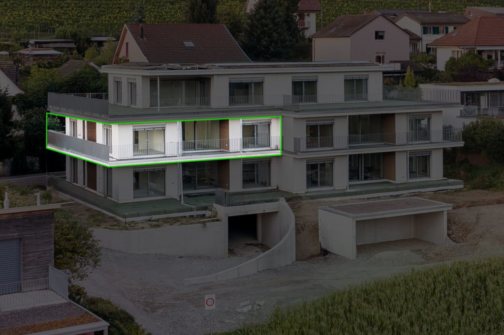 Exklusives Wohnen am Südhang Rebhalde Lenzburg - Wohnung B1 hervorgehoben