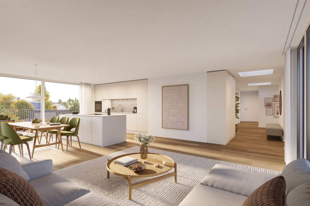 5 attraktive Eigentumswohnungen in Wallisellen - 02 Wohnzimmer