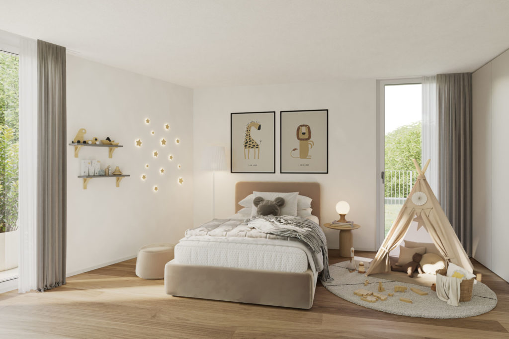 5 attraktive Eigentumswohnungen in Wallisellen - 04 Kinderzimmer