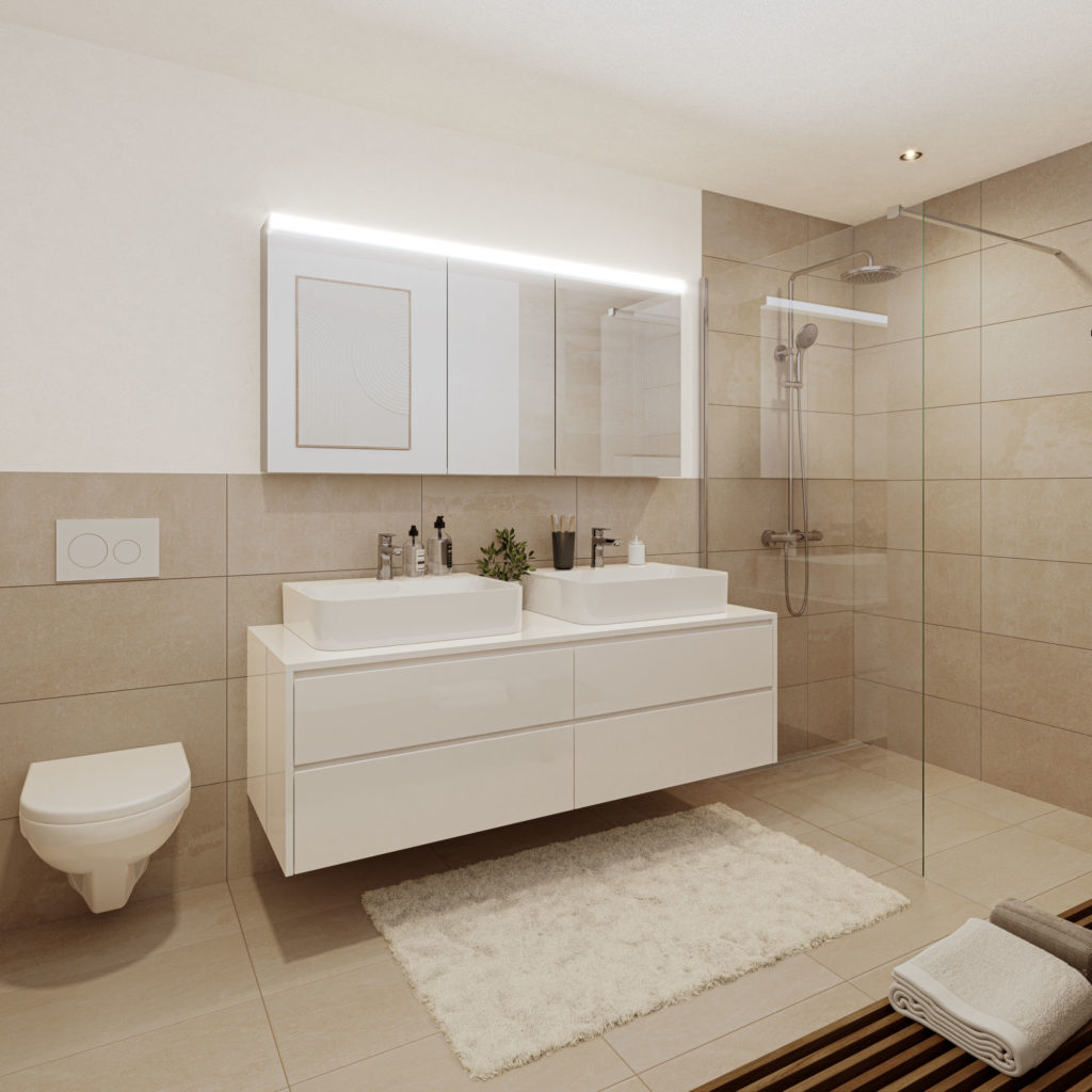 5 attraktive Eigentumswohnungen in Wallisellen - 05 Dusche WC