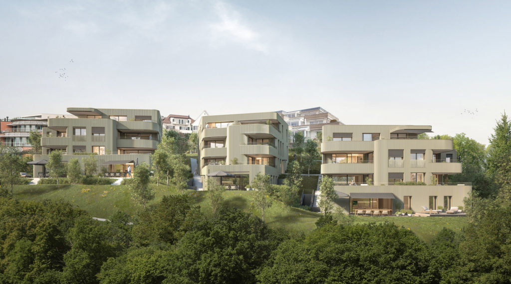 Ankündigung: Eigentumswohnungen in Feldmeilen - Visualisierung