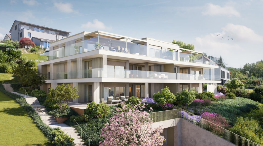 Exklusive Terrassenwohnungen in Wangen - Aussenansicht