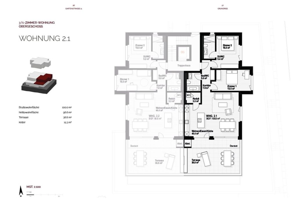 attraktive 3.5 Zimmer-Wohnung - 930d00ca93209390e9ae6d5d468260d0