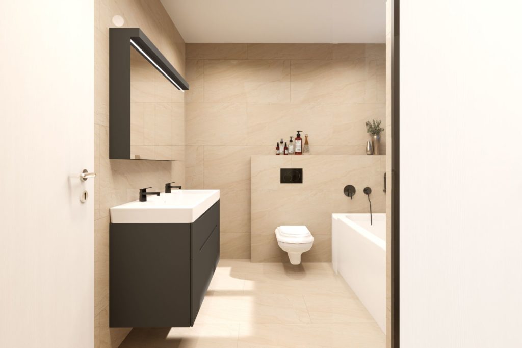 Exklusive Doppeleinfamilienhäuser mit Weitblick - Badzimmer neu