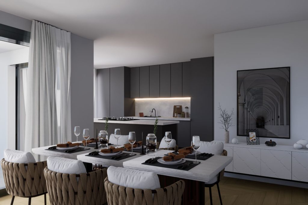 Exklusive Doppeleinfamilienhäuser mit Weitblick - Küche