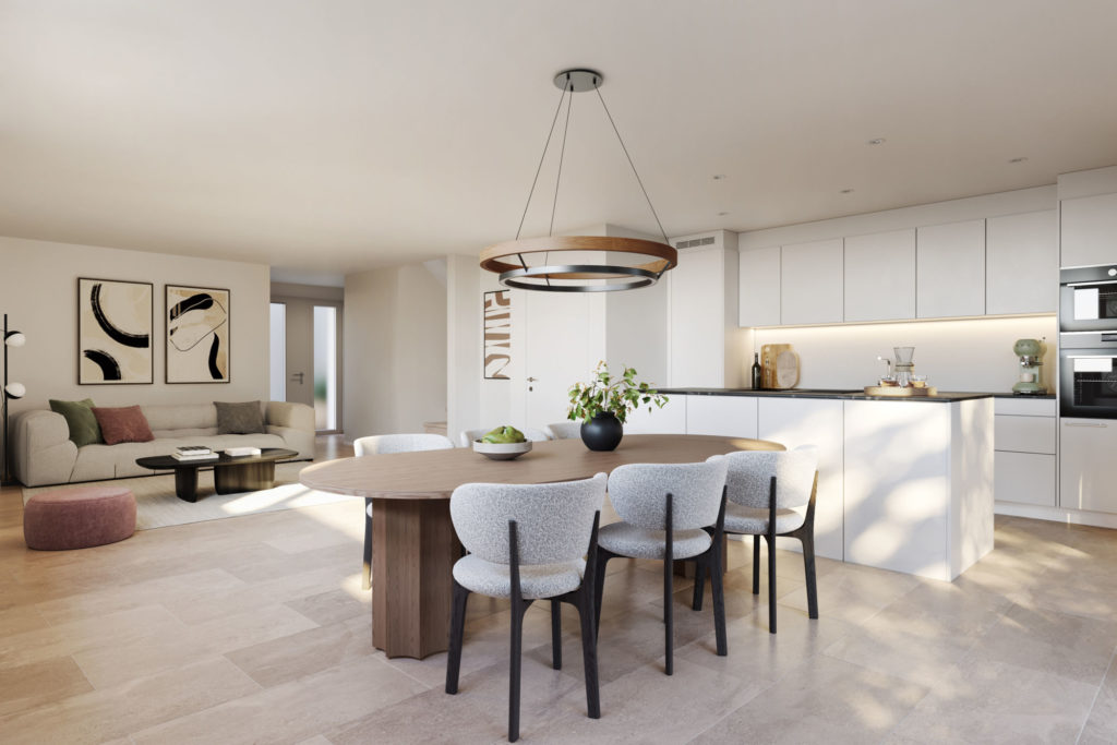 Ehrendingen: Doppel- und Reiheneinfamilienhäuser - Innenvisualisierung