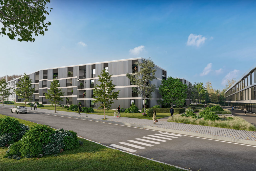 Baden-Dättwil: Attraktive Mietwohnungen - Aussenvisualisierung