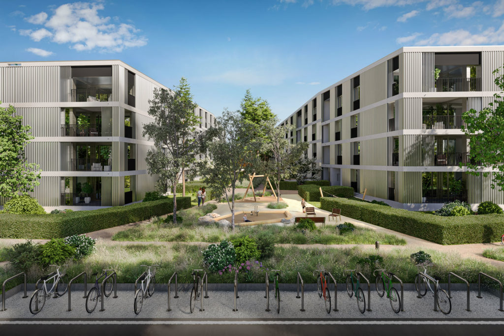 Baden-Dättwil: Attraktive Mietwohnungen - Aussenvisualisierung