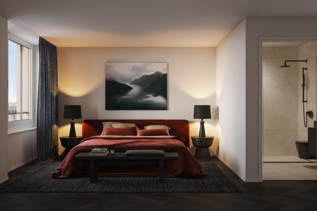 MARTA - Eigentumswohnungen im Kreis 3 in Zürich - _INT10_floor4_Bedroom NO SHOWERLady_final2