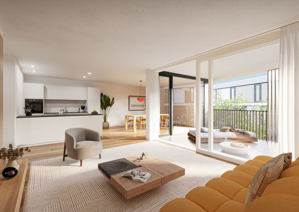 Baden-Dättwil: Attraktive Mietwohnungen - Innenvisualisierung