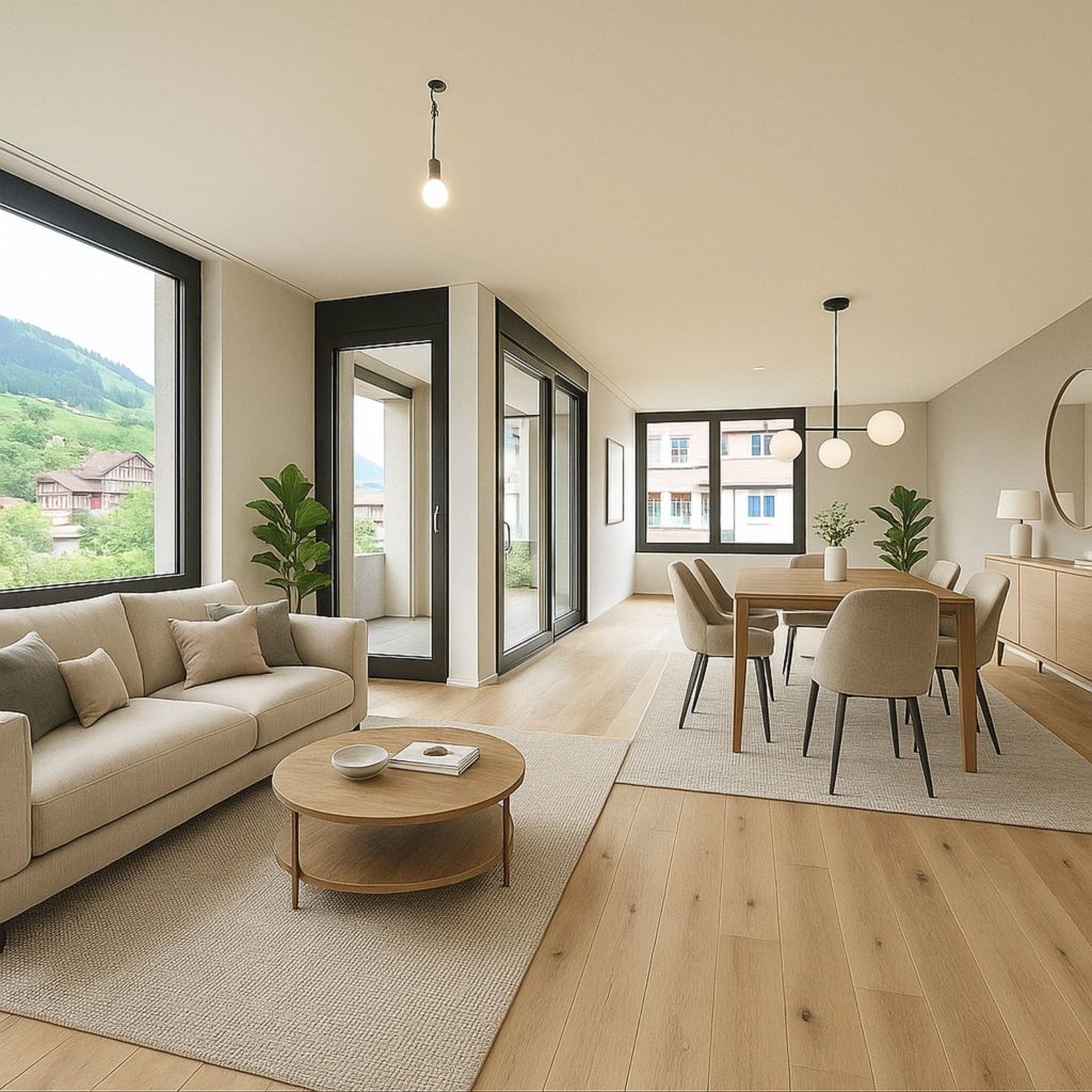 Neubau Wohnung mit See- und Schlossblick - Bild 2