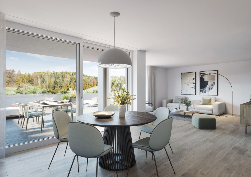 Gränichen: Leben am «Farnweg» - Innenvisualisierung