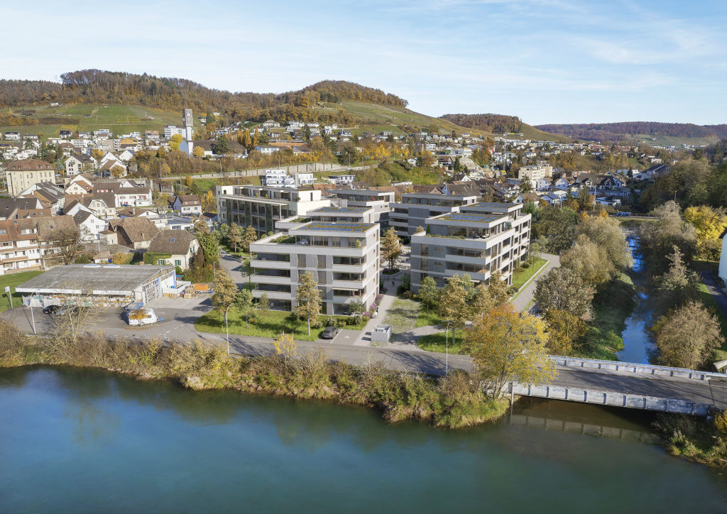 Döttingen: Attraktive Eigentumswohnungen - Aussenvisualisierung