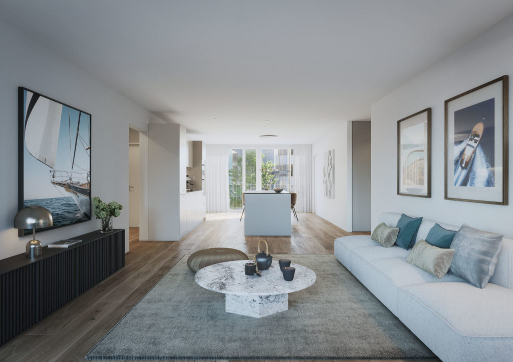 Döttingen: Attraktive Eigentumswohnungen - Innenvisualisierung