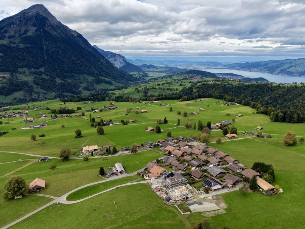 Exklusive Ferienwohnungen in Faltschen - Aussicht Seeland/Bern