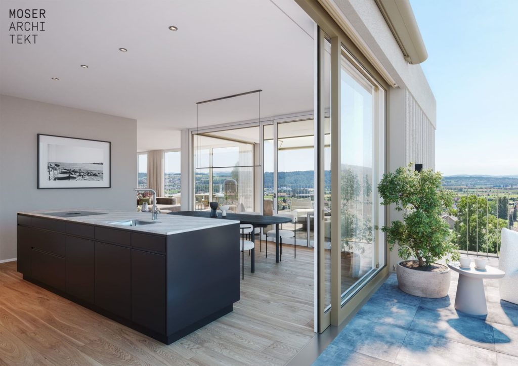 5.5-Zimmer-Attikawohnung mit sensationeller Bergsicht - Bild 2