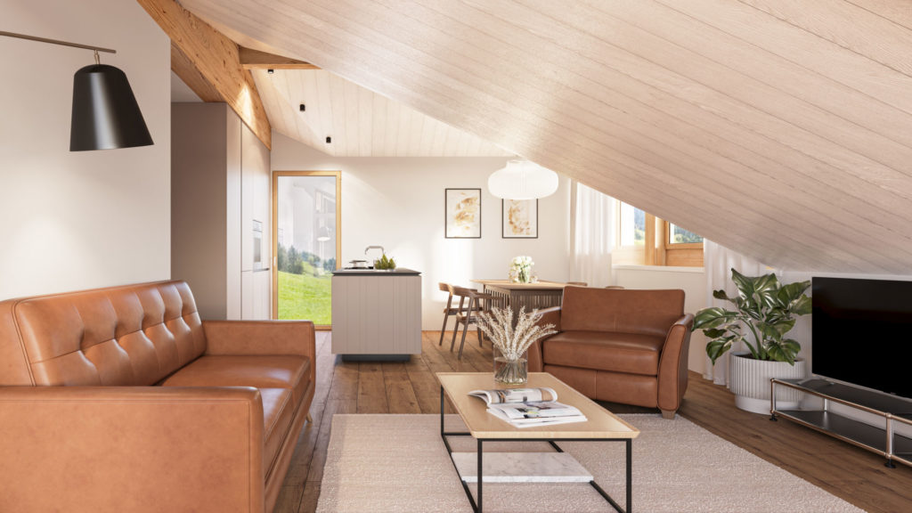 Exklusive Ferienwohnungen in Faltschen - Dachwohnung