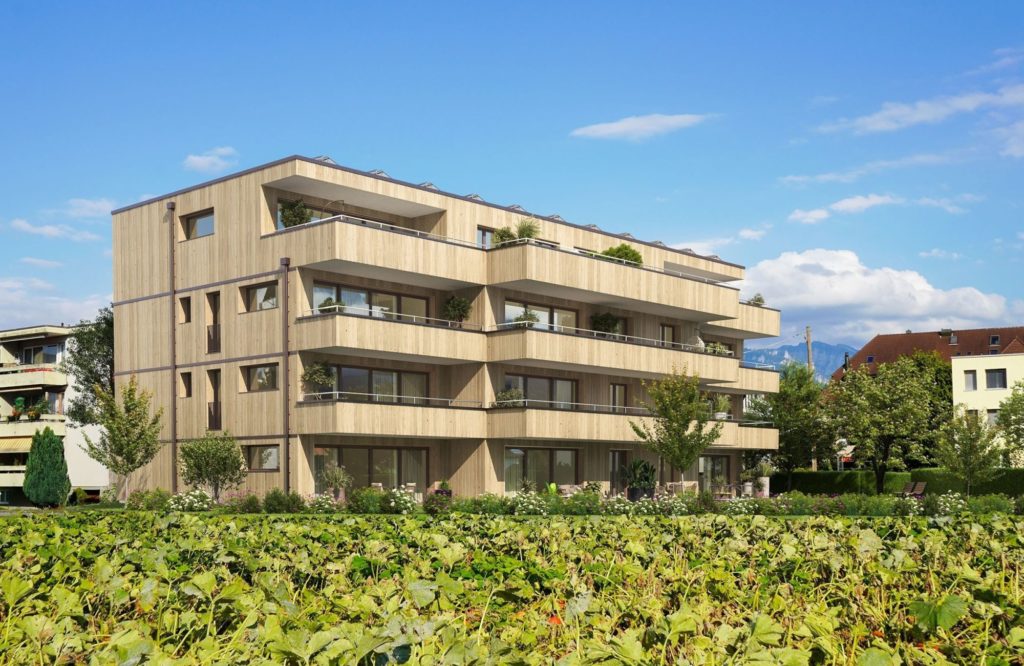 Attikawohnung im ländlichen Stadtteil von Thun - Visualisierung Aussen_zugeschnitten